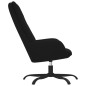 vidaXL Sedia Relax Nero in Velluto vidaXL Sedia Relax Nero in Velluto
