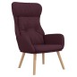 vidaXL Poltrona Rilassante Viola in Tessuto vidaXL Poltrona Rilassante Viola in Tessuto