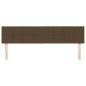 Testiera 2 pz Marrone Scuro 90x5x78/88 cm in Tessuto Testiera 2 pz Marrone Scuro 90x5x78/88 cm in Tessuto