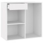 vidaXL Armadietto per Cosmetici Bianco 80x40x75cm in Legno Multistrato