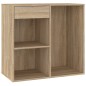 vidaXL Armadietto Cosmetici Rovere Sonoma 80x40x75cm Legno Multistrato vidaXL Armadietto Cosmetici Rovere Sonoma 80x40x75cm Legno Multistrato