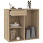 vidaXL Armadietto Cosmetici Rovere Sonoma 80x40x75cm Legno Multistrato vidaXL Armadietto Cosmetici Rovere Sonoma 80x40x75cm Legno Multistrato
