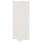 Armadietto in Plastica 40x43x125 cm Effetto Legno Bianco Armadietto in Plastica 40x43x125 cm Effetto Legno Bianco