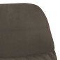vidaXL Poltrona Relax Poggiapiedi Grigio Scuro Similpelle Scamosciata vidaXL Poltrona Relax Poggiapiedi Grigio Scuro Similpelle Scamosciata