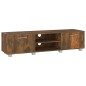 Mobile TV Rovere Fumo 140x40x35 cm in Legno Multistrato Mobile TV Rovere Fumo 140x40x35 cm in Legno Multistrato