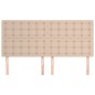vidaXL Testiere 4 pz Cappuccino 80x5x78/88 cm in Similpelle vidaXL Testiere 4 pz Cappuccino 80x5x78/88 cm in Similpelle