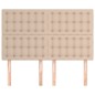 vidaXL Testiere 4 pz Cappuccino 72x5x78/88 cm in Similpelle vidaXL Testiere 4 pz Cappuccino 72x5x78/88 cm in Similpelle