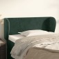 vidaXL Testiera ad Orecchio Verde Scuro 83x23x78/88 cm in Velluto vidaXL Testiera ad Orecchio Verde Scuro 83x23x78/88 cm in Velluto