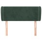 vidaXL Testiera ad Orecchio Verde Scuro 103x23x78/88 cm in Velluto vidaXL Testiera ad Orecchio Verde Scuro 103x23x78/88 cm in Velluto