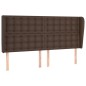 vidaXL Testiera ad Orecchio Marrone 163x23x118/128 cm in Similpelle vidaXL Testiera ad Orecchio Marrone 163x23x118/128 cm in Similpelle