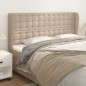 vidaXL Testiera ad Orecchio Cappuccino 163x23x118/128 cm in Similpelle vidaXL Testiera ad Orecchio Cappuccino 163x23x118/128 cm in Similpelle