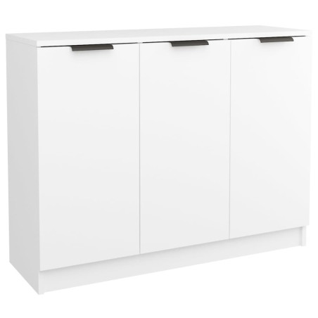Credenza Bianca 90,5x30x70 cm in Legno Multistrato
