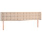 vidaXL Testiera ad Orecchio Cappuccino 163x16x78/88 cm in Similpelle vidaXL Testiera ad Orecchio Cappuccino 163x16x78/88 cm in Similpelle