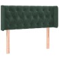vidaXL Testiera ad Orecchio Verde Scuro 103x16x78/88 cm in Velluto vidaXL Testiera ad Orecchio Verde Scuro 103x16x78/88 cm in Velluto