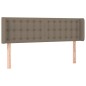 vidaXL Testiera ad Orecchio Tortora 147x16x78/88 cm in Tessuto vidaXL Testiera ad Orecchio Tortora 147x16x78/88 cm in Tessuto
