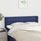 vidaXL Testiera ad Orecchio Blu 147x16x78/88cm in Tessuto vidaXL Testiera ad Orecchio Blu 147x16x78/88cm in Tessuto