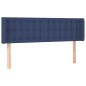 vidaXL Testiera ad Orecchio Blu 147x16x78/88cm in Tessuto vidaXL Testiera ad Orecchio Blu 147x16x78/88cm in Tessuto