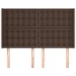 vidaXL Testiera ad Orecchio Marrone 147x16x118/128 cm in Similpelle vidaXL Testiera ad Orecchio Marrone 147x16x118/128 cm in Similpelle