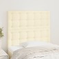 vidaXL Testiera 2 pz Crema 80x5x78/88 cm in Similpelle vidaXL Testiera 2 pz Crema 80x5x78/88 cm in Similpelle