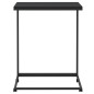 Tavolino con Ruote Nero 55x35x70 cm in Legno Multistrato Tavolino con Ruote Nero 55x35x70 cm in Legno Multistrato
