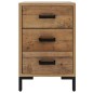 vidaXL Comodini 2 pz 40x30x55 cm in Legno Massello di Pino vidaXL Comodini 2 pz 40x30x55 cm in Legno Massello di Pino