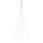 Albero di Natale Pennone Bianco Freddo 108 LED 180 cm Albero di Natale Pennone Bianco Freddo 108 LED 180 cm