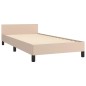 vidaXL Giroletto con Testiera Cappuccino 80x200 cm in Similpelle