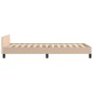 vidaXL Giroletto con Testiera Cappuccino 80x200 cm in Similpelle
