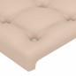 vidaXL Giroletto con Testiera Cappuccino 80x200 cm in Similpelle