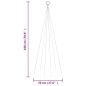 Albero di Natale Pennone Bianco Freddo 108 LED 180 cm Albero di Natale Pennone Bianco Freddo 108 LED 180 cm
