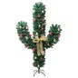 Cactus di Natale con Base e LED Verde 180 cm PVC Cactus di Natale con Base e LED Verde 180 cm PVC
