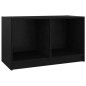 Mobile Porta TV Nero 70x33x42 cm in Legno Massello di Pino Mobile Porta TV Nero 70x33x42 cm in Legno Massello di Pino