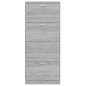 Scarpiera Grigio Sonoma 59x17x150 cm in Legno Multistrato Scarpiera Grigio Sonoma 59x17x150 cm in Legno Multistrato