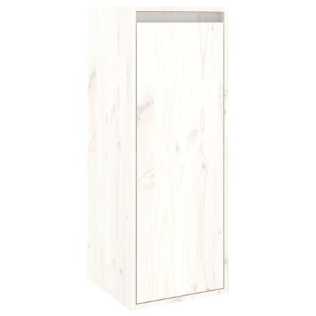 Pensile Bianco 30x30x80 cm in Legno Massello di Pino
