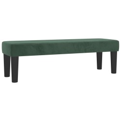 vidaXL Panca Verde Scuro 100x30x30 cm in Velluto