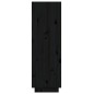 Scarpiera Nera 60x34x105 cm in Legno Massello di Pino Scarpiera Nera 60x34x105 cm in Legno Massello di Pino