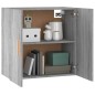 vidaXL Mobile Pensile Grigio Sonoma 60x30x60 cm Legno Multistrato