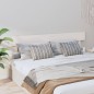 vidaXL Testiera per Letto Bianca 184x3x81 cm in Legno Massello di Pino