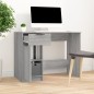 vidaXL Scrivania Grigio Sonoma 100x50x75 cm in Legno Multistrato