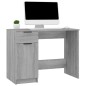 vidaXL Scrivania Grigio Sonoma 100x50x75 cm in Legno Multistrato