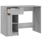 vidaXL Scrivania Grigio Sonoma 100x50x75 cm in Legno Multistrato