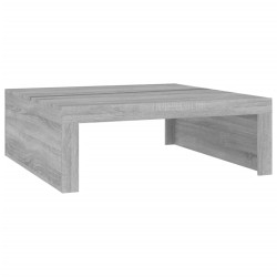 vidaXL Tavolino Salotto Grigio Sonoma 100x100x35 cm Legno Multistrato