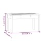 vidaXL Panca da Giardino 80x44x45 cm in Legno Massello di Douglas vidaXL Panca da Giardino 80x44x45 cm in Legno Massello di Douglas