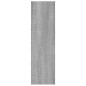 vidaXL Mensola a Muro Grigio Sonoma 75x16x55 cm in Legno Multistrato