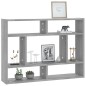 vidaXL Mensola a Muro Grigio Sonoma 75x16x55 cm in Legno Multistrato