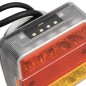 vidaXL Luci Rimorchio 2 pz Rosso 10,5x7,5x10 cm 12V Lampadina LED vidaXL Luci Rimorchio 2 pz Rosso 10,5x7,5x10 cm 12V Lampadina LED