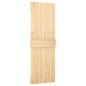 vidaXL Porta Scorrevole con Set Hardware 70x210 cm Legno Massello Pino vidaXL Porta Scorrevole con Set Hardware 70x210 cm Legno Massello Pino