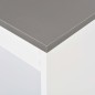 vidaXL Tavolo da Bar con Ripiano Bianco 110x50x103 cm