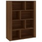 Credenza Rovere Marrone 80x30x106 cm in Legno Multistrato Credenza Rovere Marrone 80x30x106 cm in Legno Multistrato