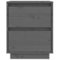 vidaXL Comodini 2 pz Grigi 40x35x50 cm in Legno Massello di Pino vidaXL Comodini 2 pz Grigi 40x35x50 cm in Legno Massello di Pino